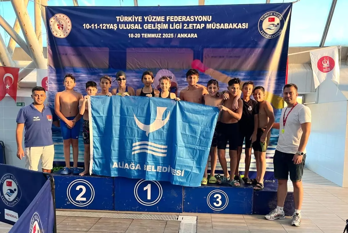 Aliağalı Yüzücüler Ankara’da Başarıya İmza Attı